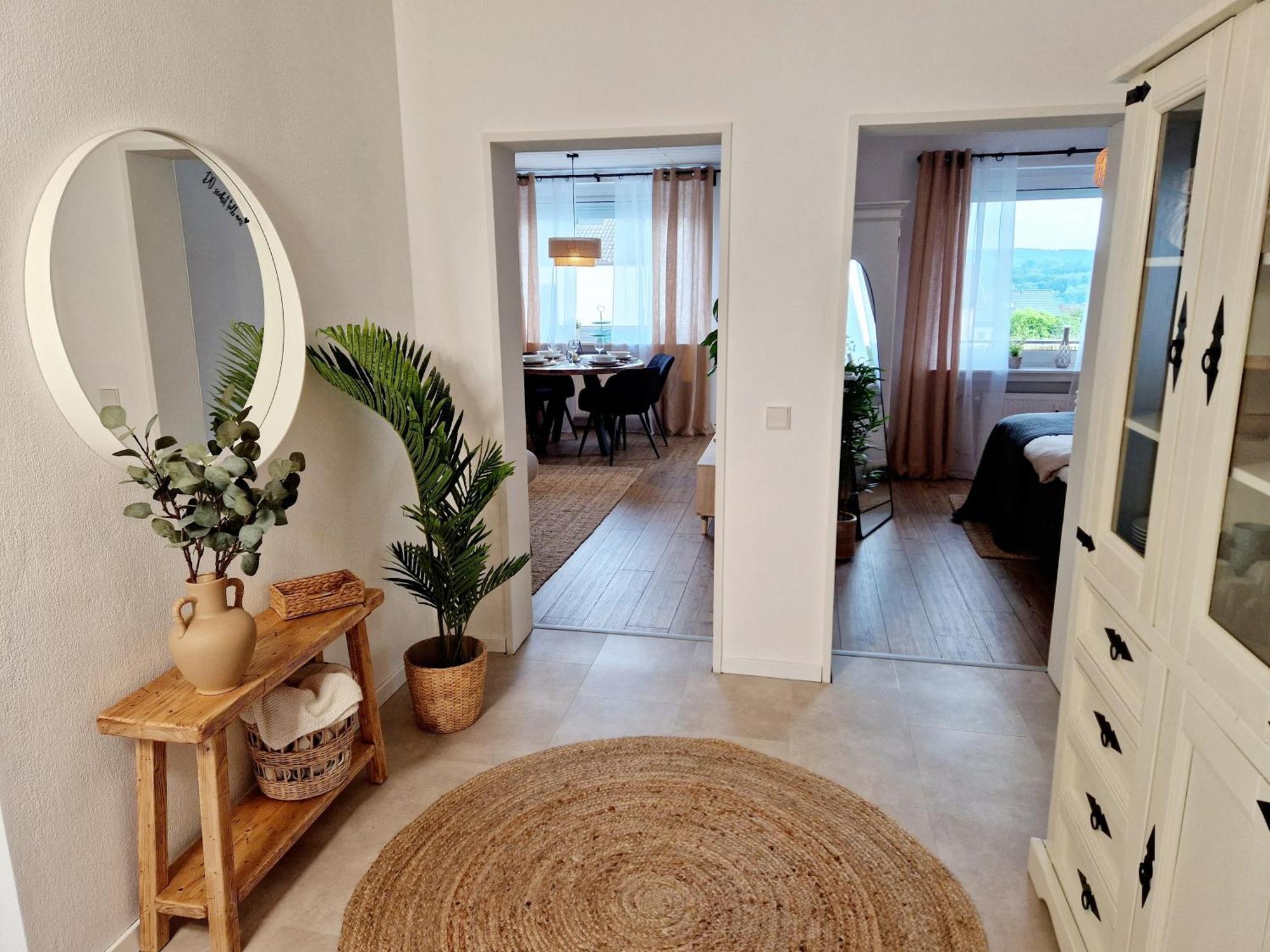 Ferienwohnung Sonnenhang Im Boho-Stil Mit Balkon Möhnesee Exterior foto
